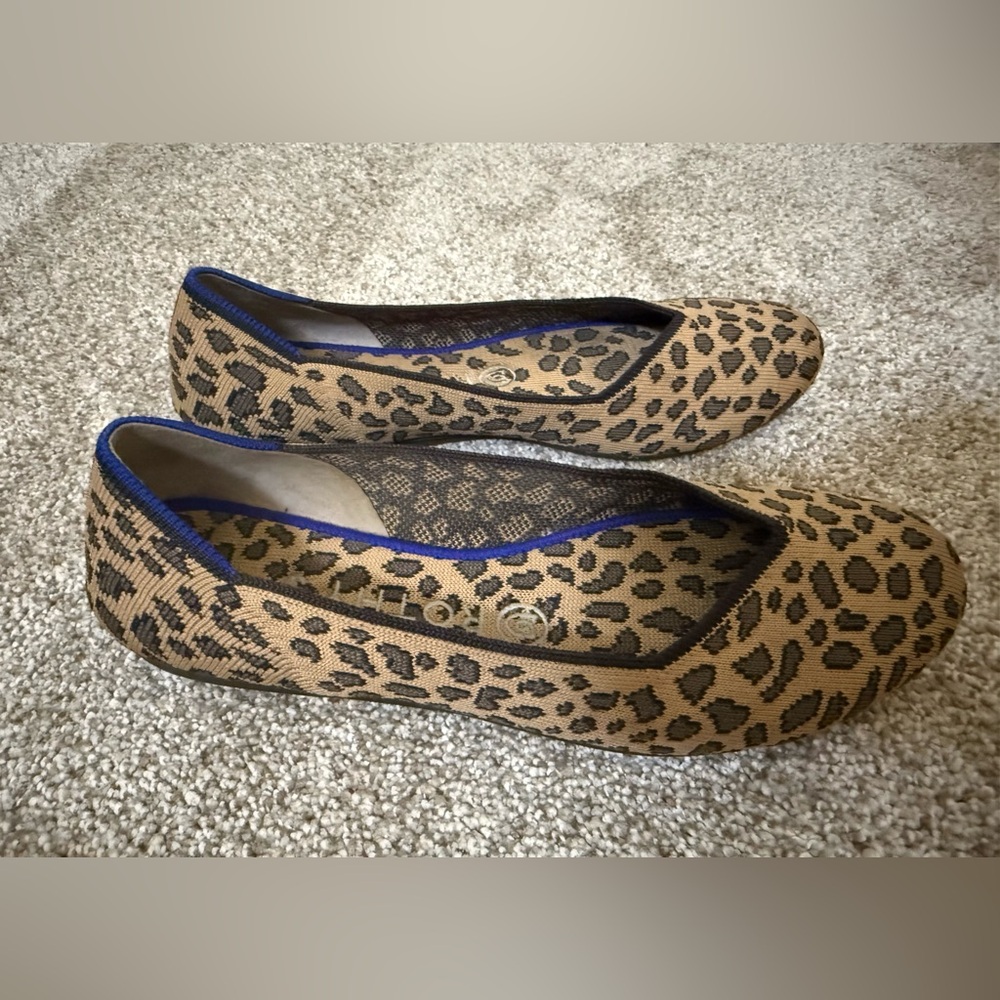 Rothy’s Leopard Print Flats